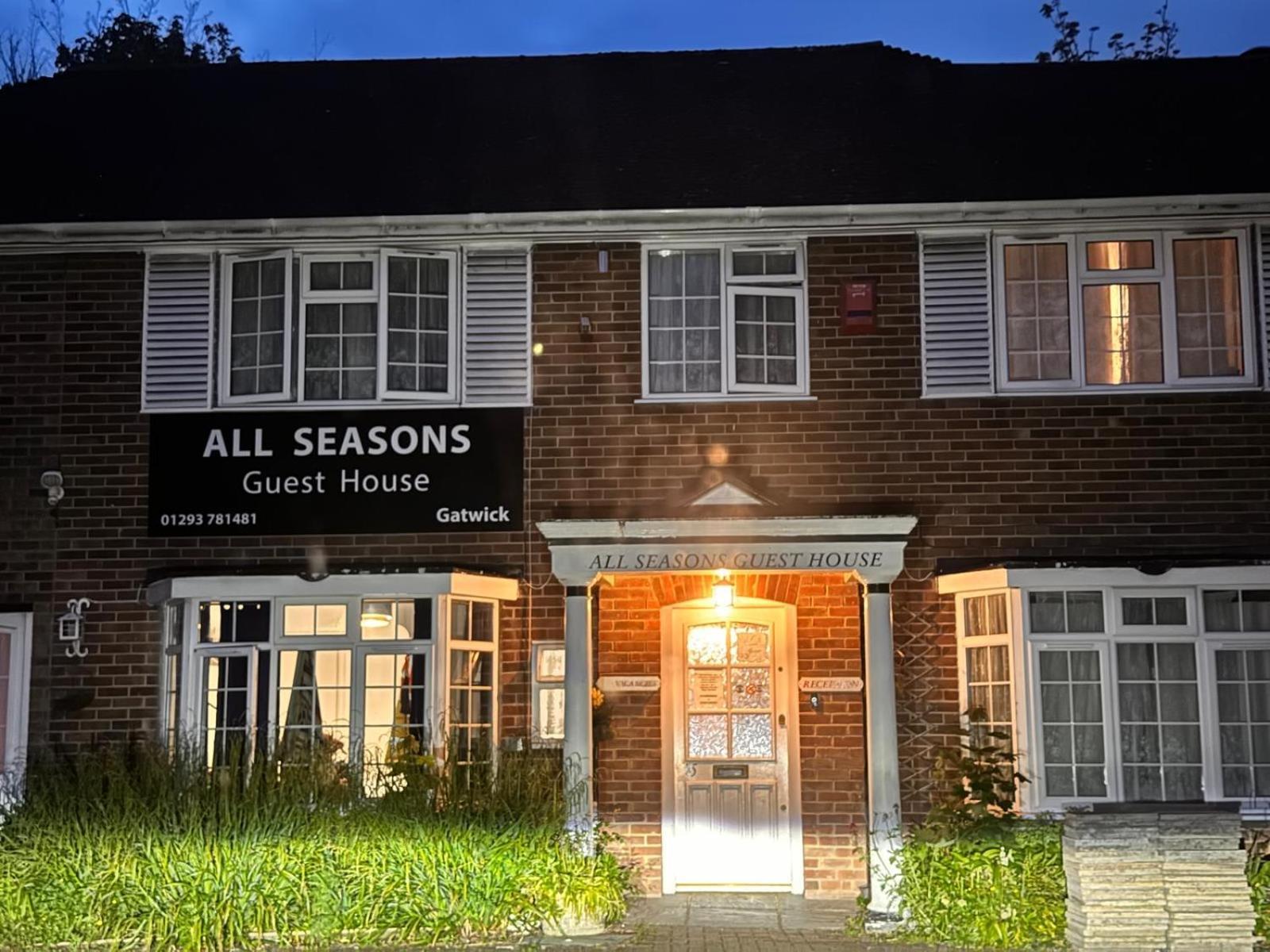 All Seasons Gatwick Guest House & Parking Horley Eksteriør bilde